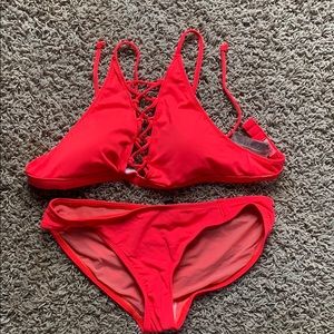 Red bikini